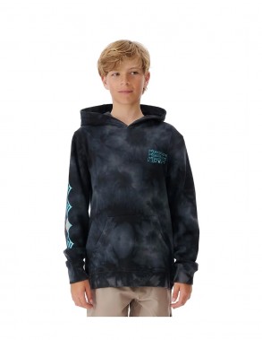 RIP CURL Trippin - Washed Black - Sweat à capuche