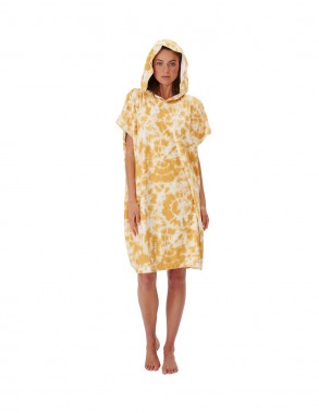 RIP CURL Classic Surf - Mustard - Poncho à capuche