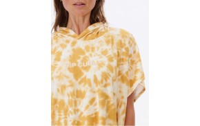 RIP CURL Classic Surf - Mustard - Poncho à capuche (logo)