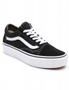 VANS Old Skool Platform - Schwarz/Weiß - Skateschuhe