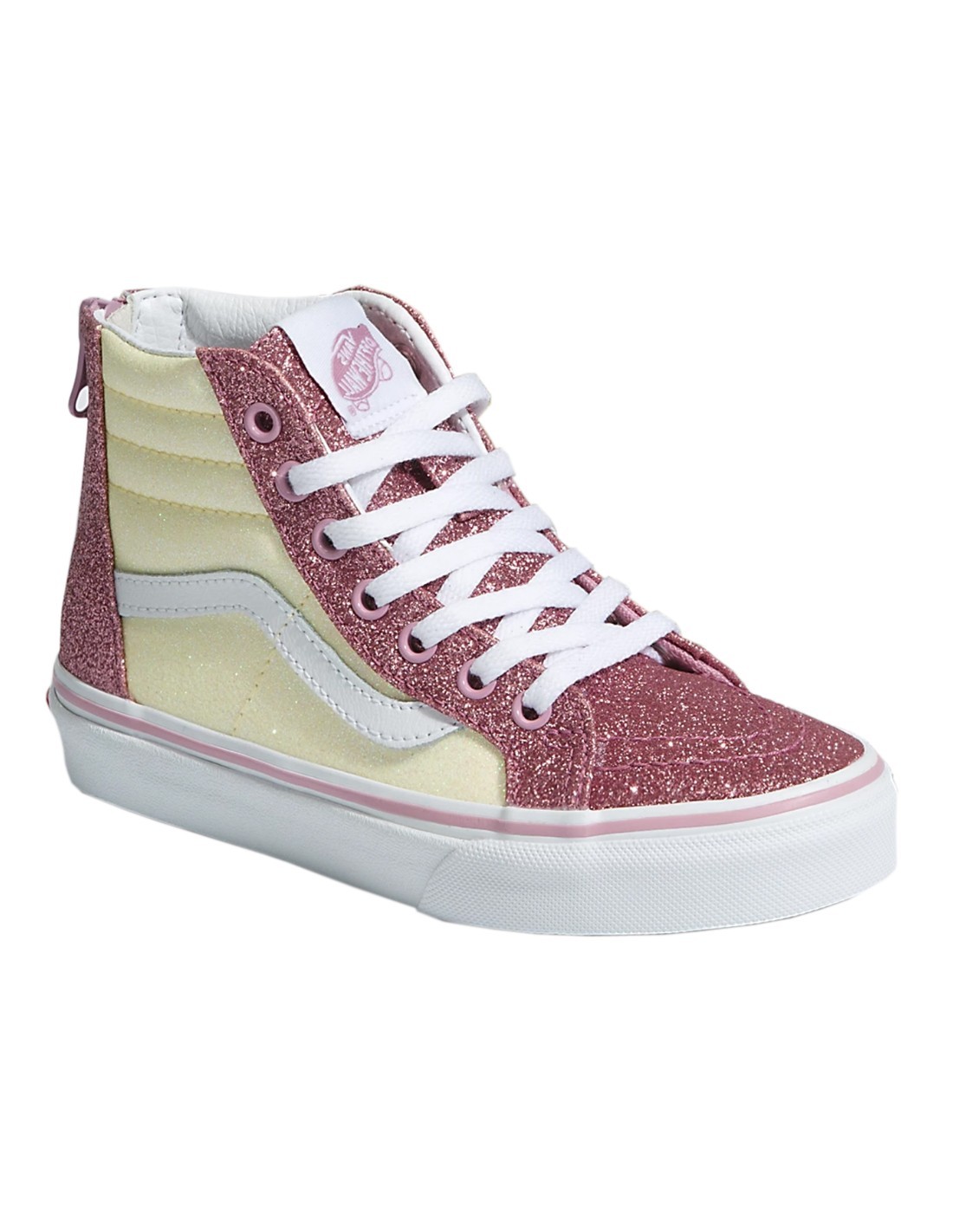 VANS Sk8-Hi Zip - Glitter Two Tone - Kids Shoes