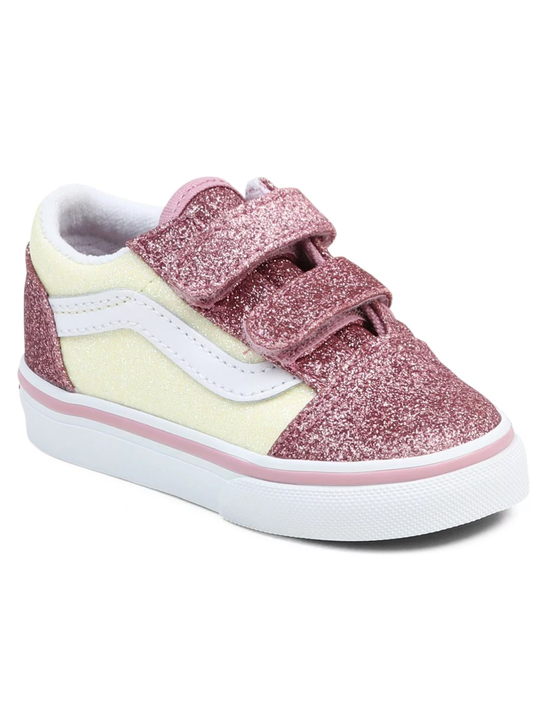 VANS Old Skool V - Glitter Two Tone - Chaussures Enfants