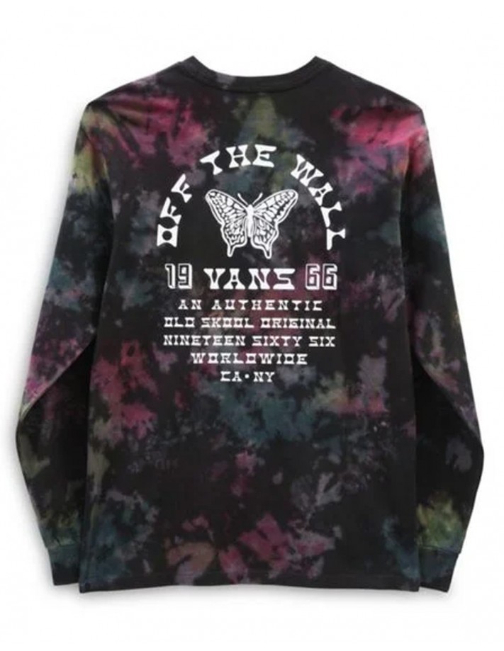 VANS Tri Tie Dye - Purplepotion - T-shirt à manches longues