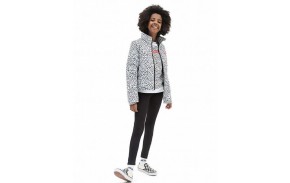 VANS Foundry Puffer Print MTE - Black White - Veste Filles