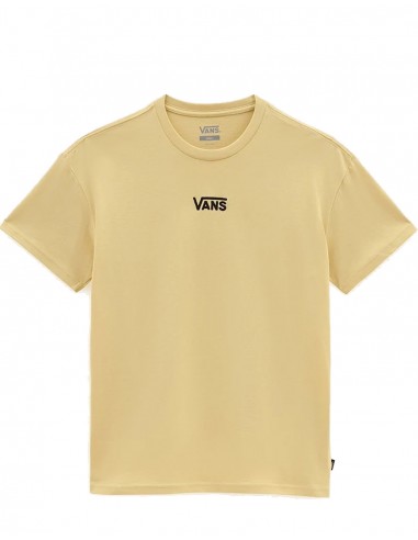 - Flying T-shirt Raffia V Yellow - VANS Oversized
