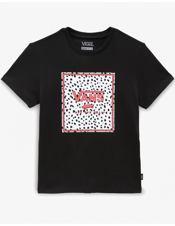 VANS Dalmatian Border Crew - Noir - T-shirt Enfants