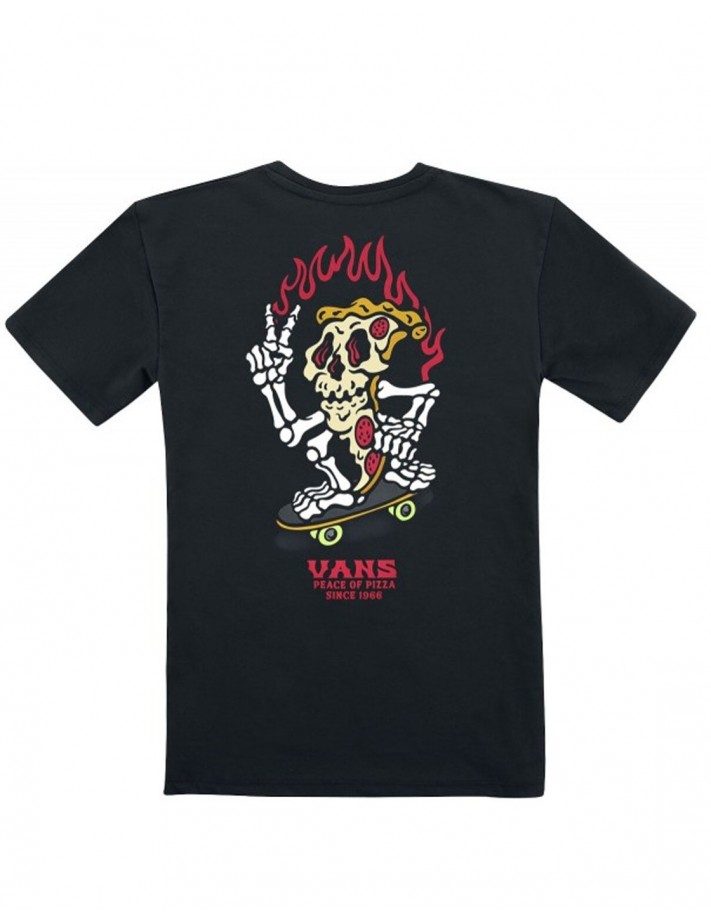 VANS Pizzeria - Noir - T-shirt enfants