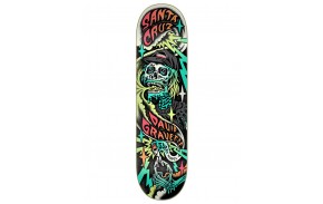 Skate deck SANTA CRUZ Gravette Hippie Skull Pro
