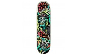 Skate deck SANTA CRUZ Gravette Hippie Skull Pro