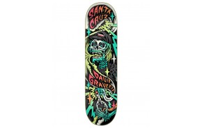 Skate deck SANTA CRUZ Gravette Hippie Skull Pro