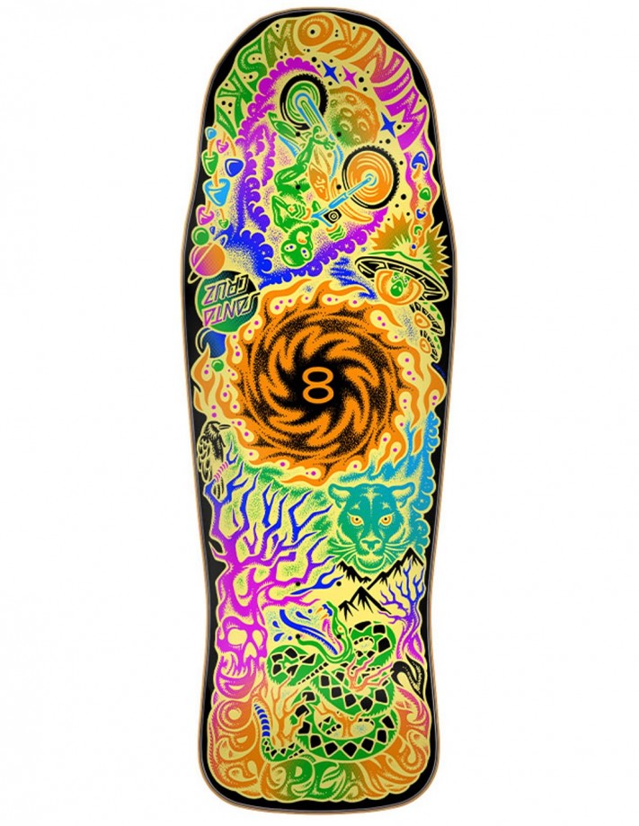 SANTA CRUZ Reissue Winkoski Dope Planet 10.34" - Plateau de skateboard Oldschool