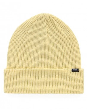 VANS Waffle Beanie Raffia - Jaune - Bonnet