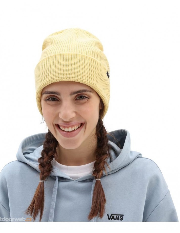 VANS Waffle Beanie Raffia - Jaune - Bonnet VANS Waffle Beanie Raffia - Jaune - Bonnet