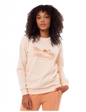 RIP CURL Re Entry Crew - Light Peach - Crewneck