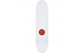 Deck for skate Santa Cruz Classic Dot White 8.0 - plateau