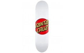 Deck for skate Santa Cruz Classic Dot White 8.0