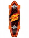 SANTA CRUZ x CARVER Flame Dot Shark 9.85" CX - Complete Surfskate