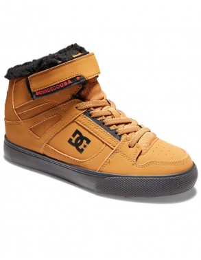 DC Shoes Pure High Winter - Wheat Black - Chaussures enfants