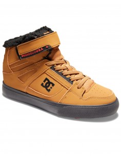 DC Shoes Pure High Winter - Wheat Black - Kids Shoes