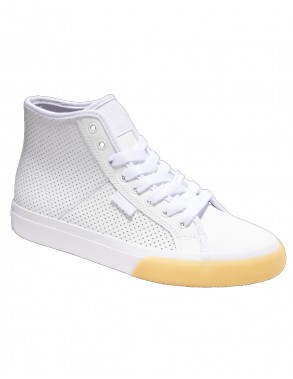 DC Shoes Manual Hi - White Gum - Chaussures de Skate