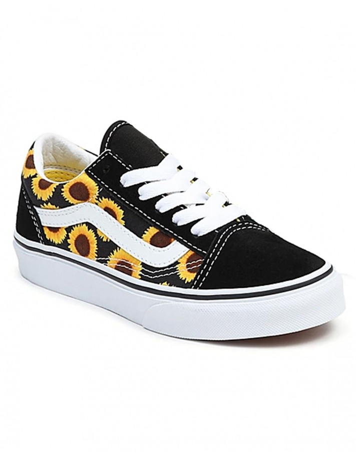 VANS Old Skool Sunflower - Black Yellow - Chaussures Enfants