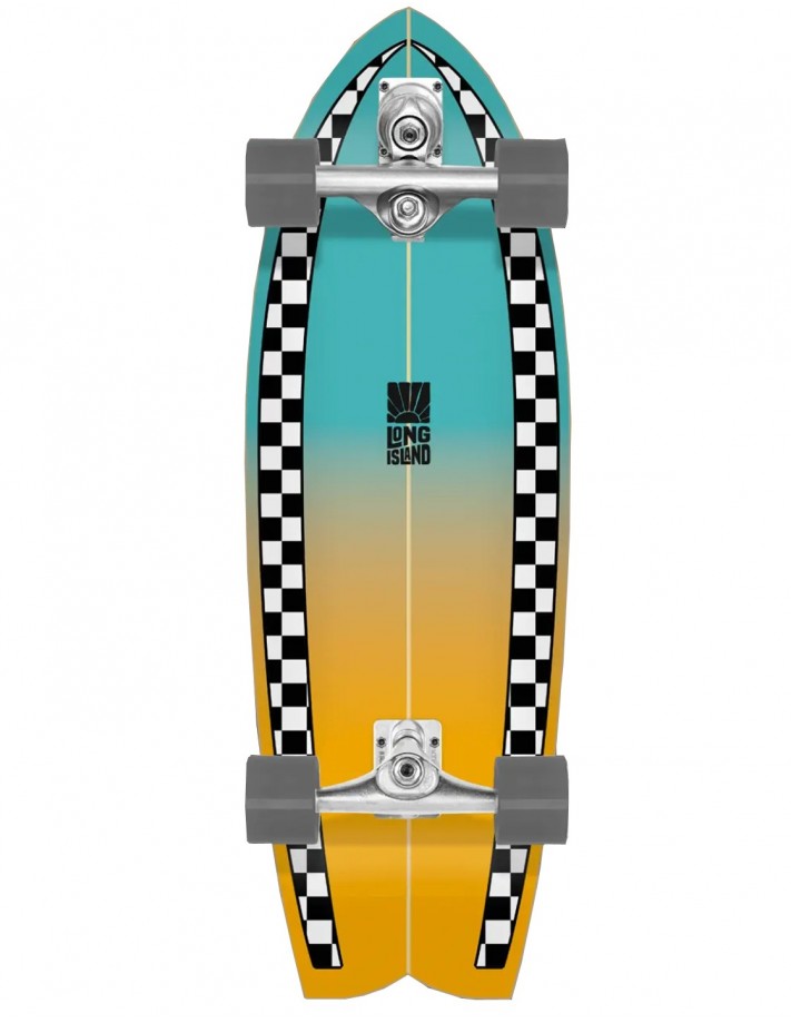 LONG ISLAND Checker 30″ - Complete Surfskate