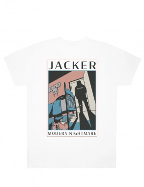 JACKER Nightmare - Blanc - T-shirt