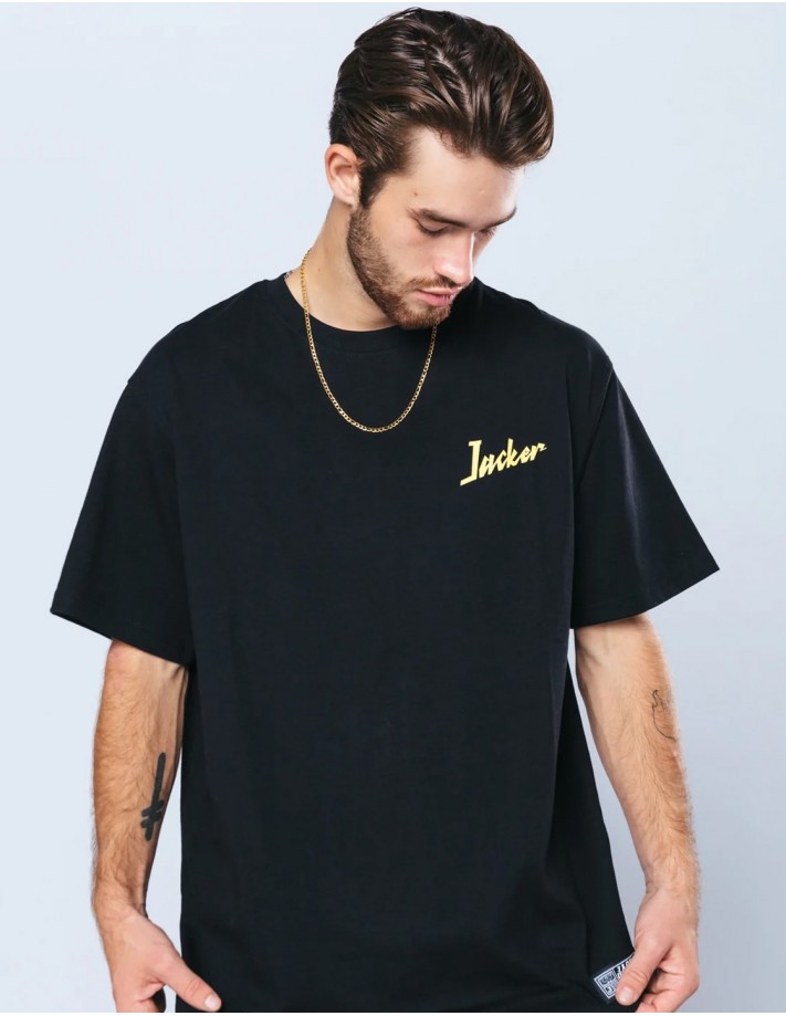 JACKER Hot Chicks - Noir - T-shirt face JACKER Hot Chicks - Noir - T-shirt face