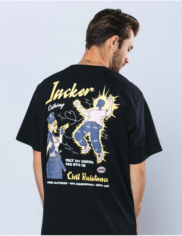 JACKER Hot Chicks - Noir - T-shirt (homme) JACKER Hot Chicks - Noir - T-shirt (homme)