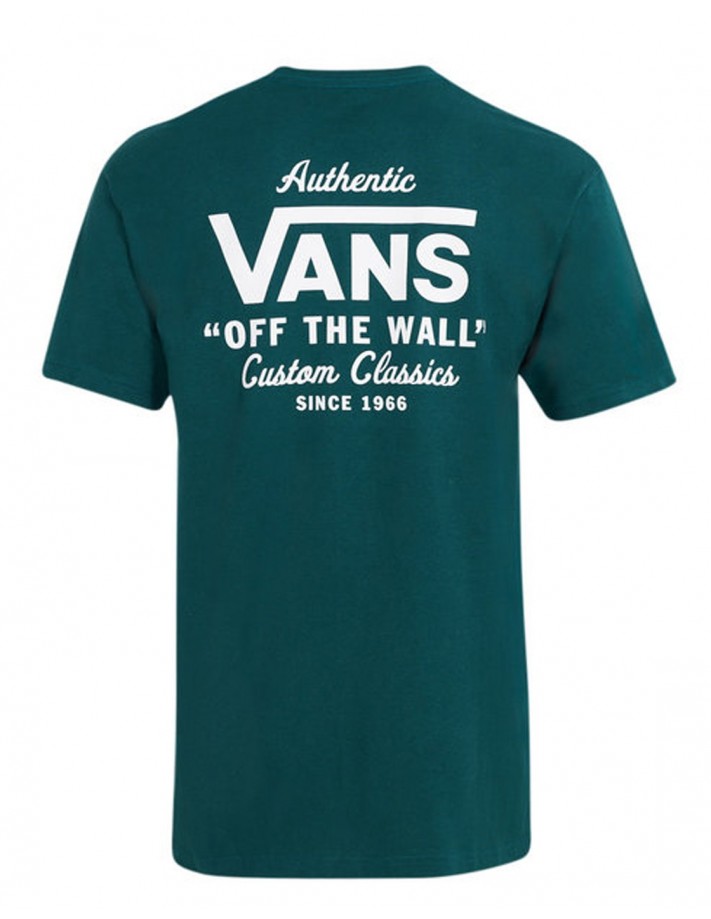 VANS Holder St Classic - Deep Teal - T-shirt VANS Holder St Classic - Deep Teal - T-shirt