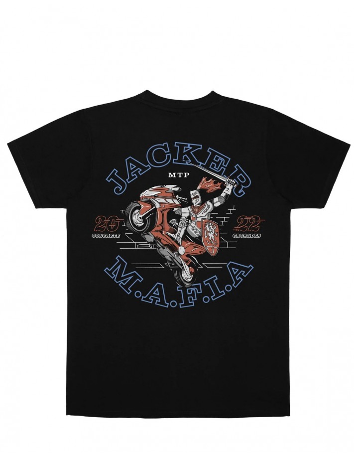 JACKER Concrete Cruzades - Noir - T-shirt (dos)