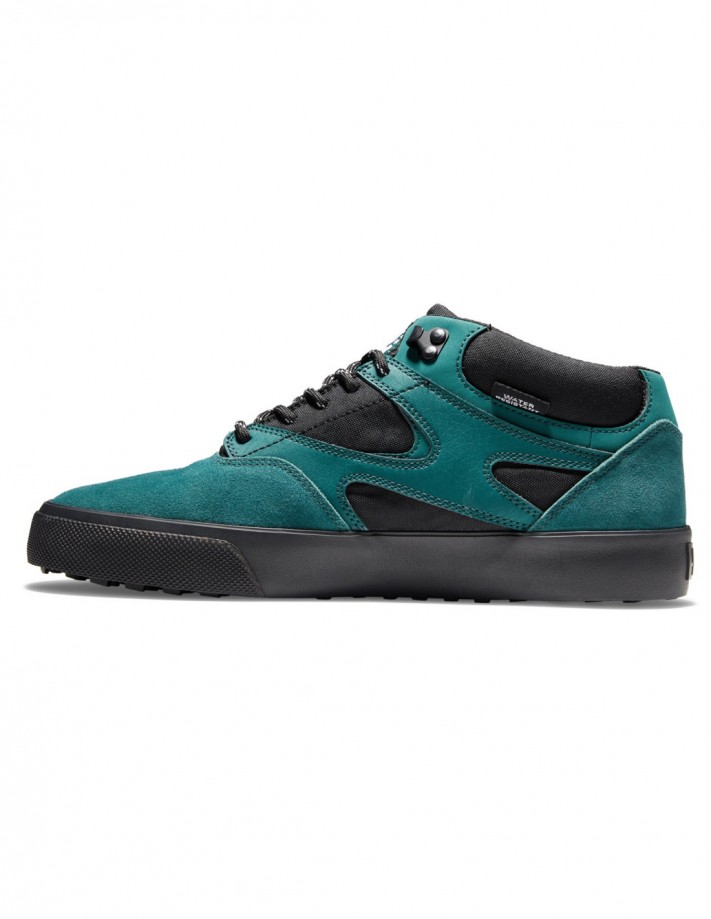 Chaussures montantes de skate DC SHOES Kalis MID WNT - Black/Forest Chaussures montantes de skate DC SHOES Kalis MID WNT - Black/Forest