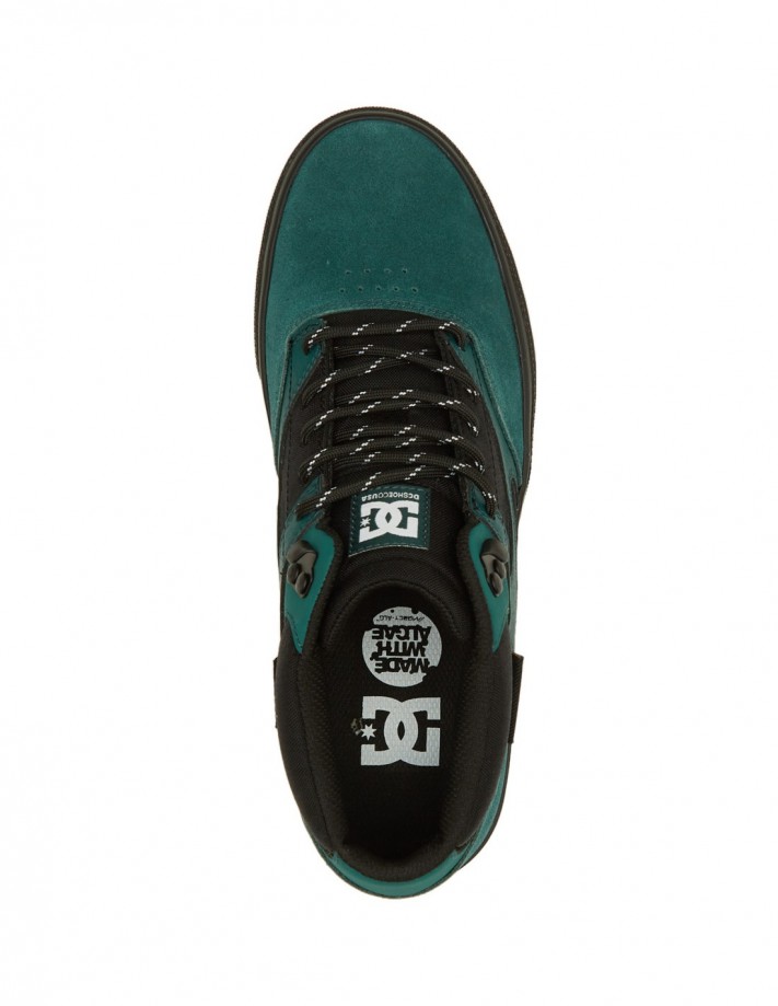 Chaussures montantes de skate DC SHOES Kalis MID WNT - Black/Forest Chaussures montantes de skate DC SHOES Kalis MID WNT - Black/Forest