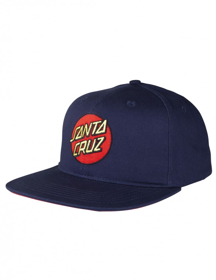 Casquette SANTA CRuz Classic dot bleue