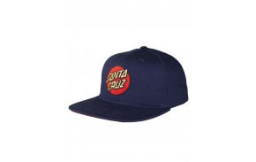 Casquette SANTA CRuz Classic dot bleue