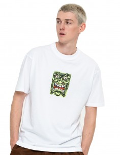 T-shirt Santa Cruz Blanc Roskopp Face Front