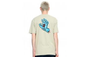SANTA CRUZ Screaming Hand Chest - Nickel - T-shirt (dos)