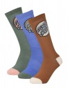 SANTA CRUZ Pop Dot (3 pack) - Multi - Calcetines Mujer