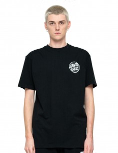 T-shirt SANTA CRUZ pour hommes noir Alive Dot