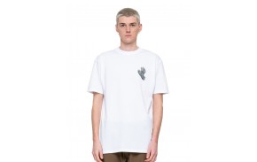 T-shirt SANTA CRUZ pour hommes blanc Alive Hand