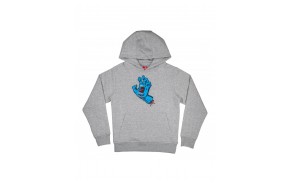 SANTA CRUZ Youth Screaming Hand - Heather Grey - Sweat à capuche Enfants