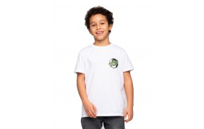 SANTA CRUZ Youth Yin Yang Dot - Blanc - T-shirt Enfant