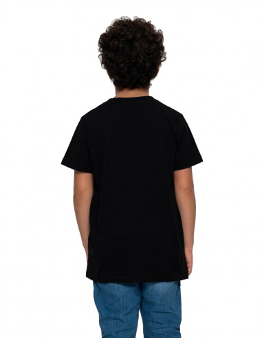SANTA CRUZ Youth Flamed Not A Dot Front - Noir - T-shirt Enfant (dos)