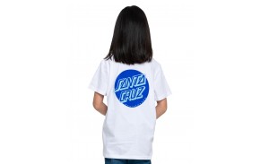 SANTA CRUZ Youth Shadowless Dot - Blanc - T-shirt Enfant (dos)