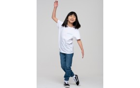 SANTA CRUZ Youth Shadowless Dot - Blanc - T-shirt Enfant
