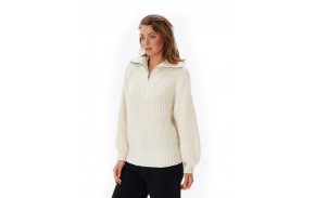 RIP CURL Seeker 1/4 Zip - Bone - Pull