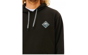 RIP CURL Journey Anti Series - Black - Sweat à capuche Hoodie