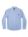 RVCA Recession Day Shift - Blue Chambray - Hemd