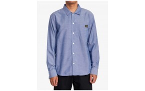 Chemise pour hommes RVCA Bleu Day Shift