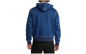 RVCA Chainmail - Rinse - Hooded Denim Jacket
